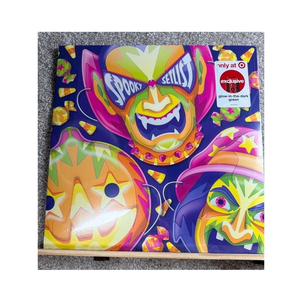 Spooky Setlist Vinyl LP Halloween Target Exclusive Glow in the Dark Green New